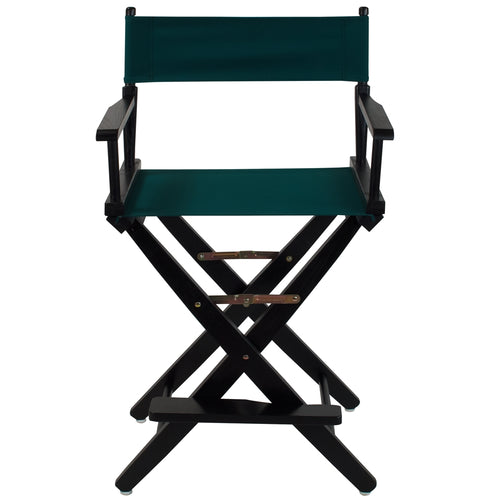 American Trails Extra-Wide Premium 24''  Directors Chair Black Frame W/Hunter Green Color Cover