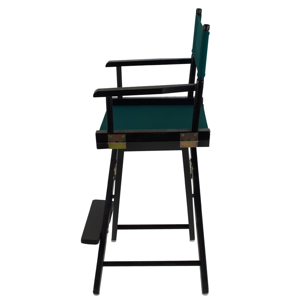 American Trails Extra-Wide Premium 24''  Directors Chair Black Frame W/Hunter Green Color Cover