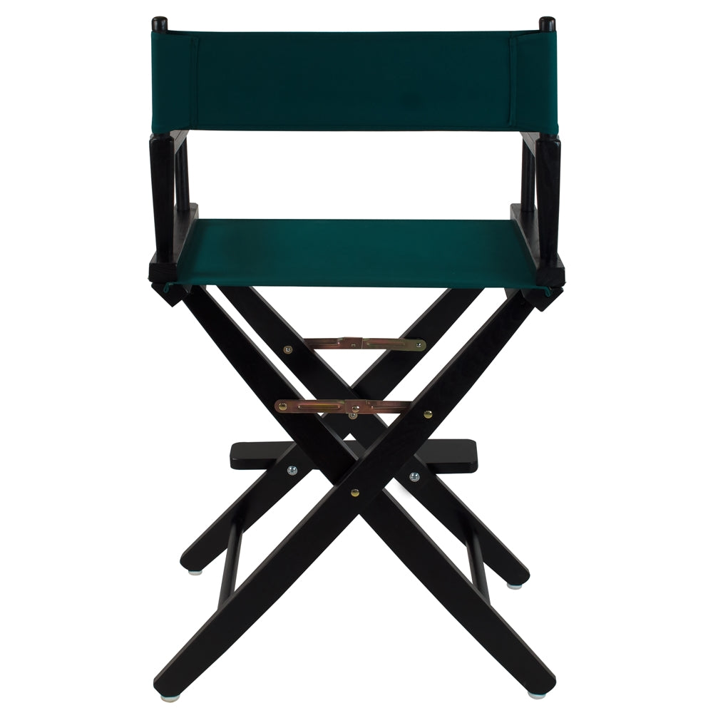 American Trails Extra-Wide Premium 24''  Directors Chair Black Frame W/Hunter Green Color Cover