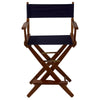 American Trails Extra-Wide Premium 24''  Directors Chair Mission Oak Frame W/Navy Color Cover