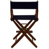 American Trails Extra-Wide Premium 24''  Directors Chair Mission Oak Frame W/Navy Color Cover