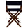 American Trails Extra-Wide Premium 24''  Directors Chair Mission Oak Frame W/Navy Color Cover