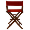 American Trails Extra-Wide Premium 24''  Directors Chair Mission Oak Frame W/Red Color Cover
