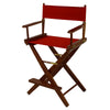 American Trails Extra-Wide Premium 24''  Directors Chair Mission Oak Frame W/Red Color Cover