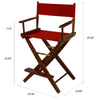American Trails Extra-Wide Premium 24''  Directors Chair Mission Oak Frame W/Red Color Cover