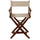 American Trails Extra-Wide Premium 24''  Directors Chair Mission Oak Frame W/Natural Color Cover