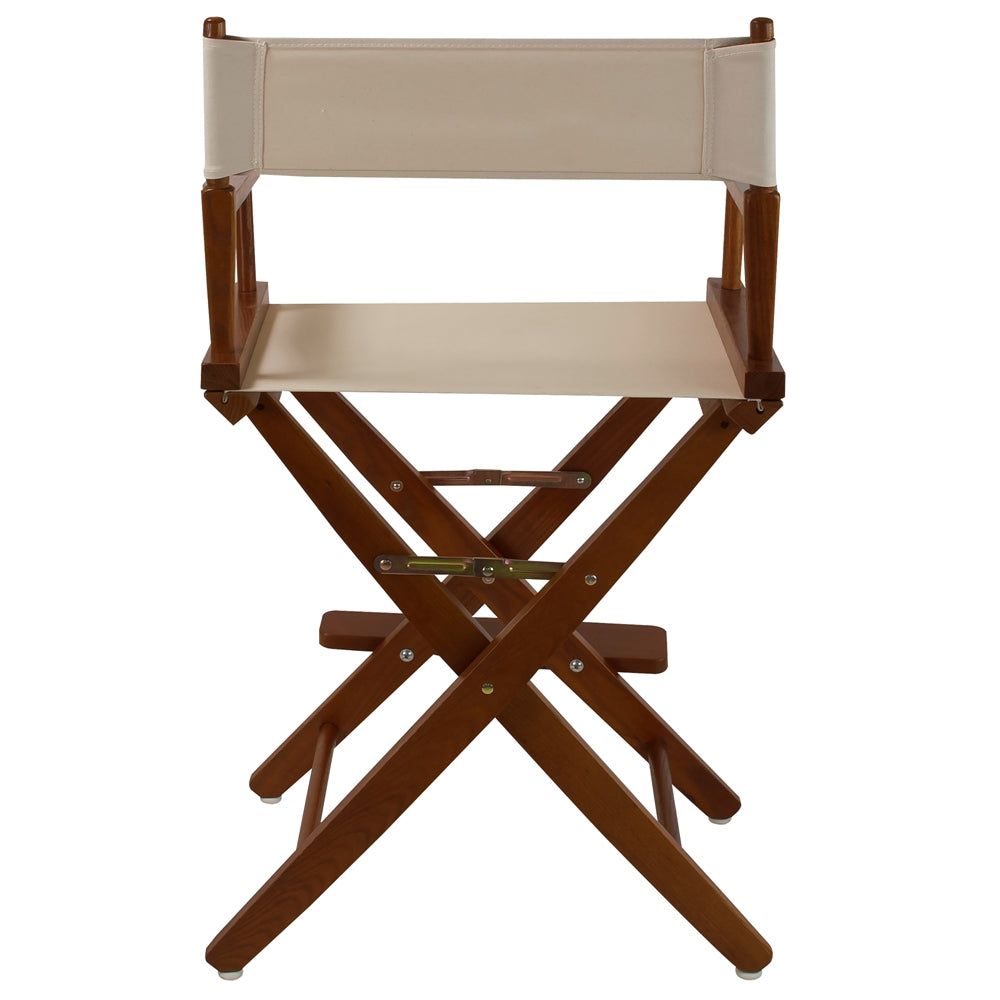 American Trails Extra-Wide Premium 24''  Directors Chair Mission Oak Frame W/Natural Color Cover