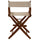 American Trails Extra-Wide Premium 24''  Directors Chair Mission Oak Frame W/Natural Color Cover