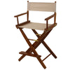 American Trails Extra-Wide Premium 24''  Directors Chair Mission Oak Frame W/Natural Color Cover