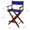 American Trails Extra-Wide Premium 24''  Directors Chair Mission Oak Frame W/Royal Blue Color Cover