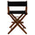 American Trails Extra-Wide Premium 24''  Directors Chair Mission Oak Frame W/Black Color Cover