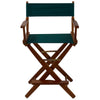 American Trails Extra-Wide Premium 24''  Directors Chair Mission Oak Frame W/Hunter Green Color Cover