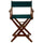American Trails Extra-Wide Premium 24''  Directors Chair Mission Oak Frame W/Hunter Green Color Cover