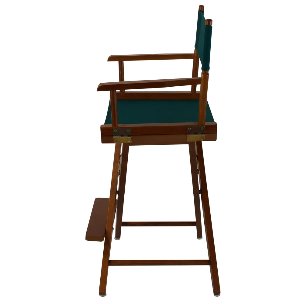 American Trails Extra-Wide Premium 24''  Directors Chair Mission Oak Frame W/Hunter Green Color Cover
