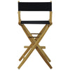 American Trails Extra-Wide Premium 30''  Directors Chair Natural Frame W/Navy Color Cover