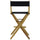 American Trails Extra-Wide Premium 30''  Directors Chair Natural Frame W/Navy Color Cover