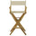 American Trails Extra-Wide Premium 30''  Directors Chair Natural Frame W/Natural Color Cover