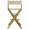 American Trails Extra-Wide Premium 30''  Directors Chair Natural Frame W/Natural Color Cover
