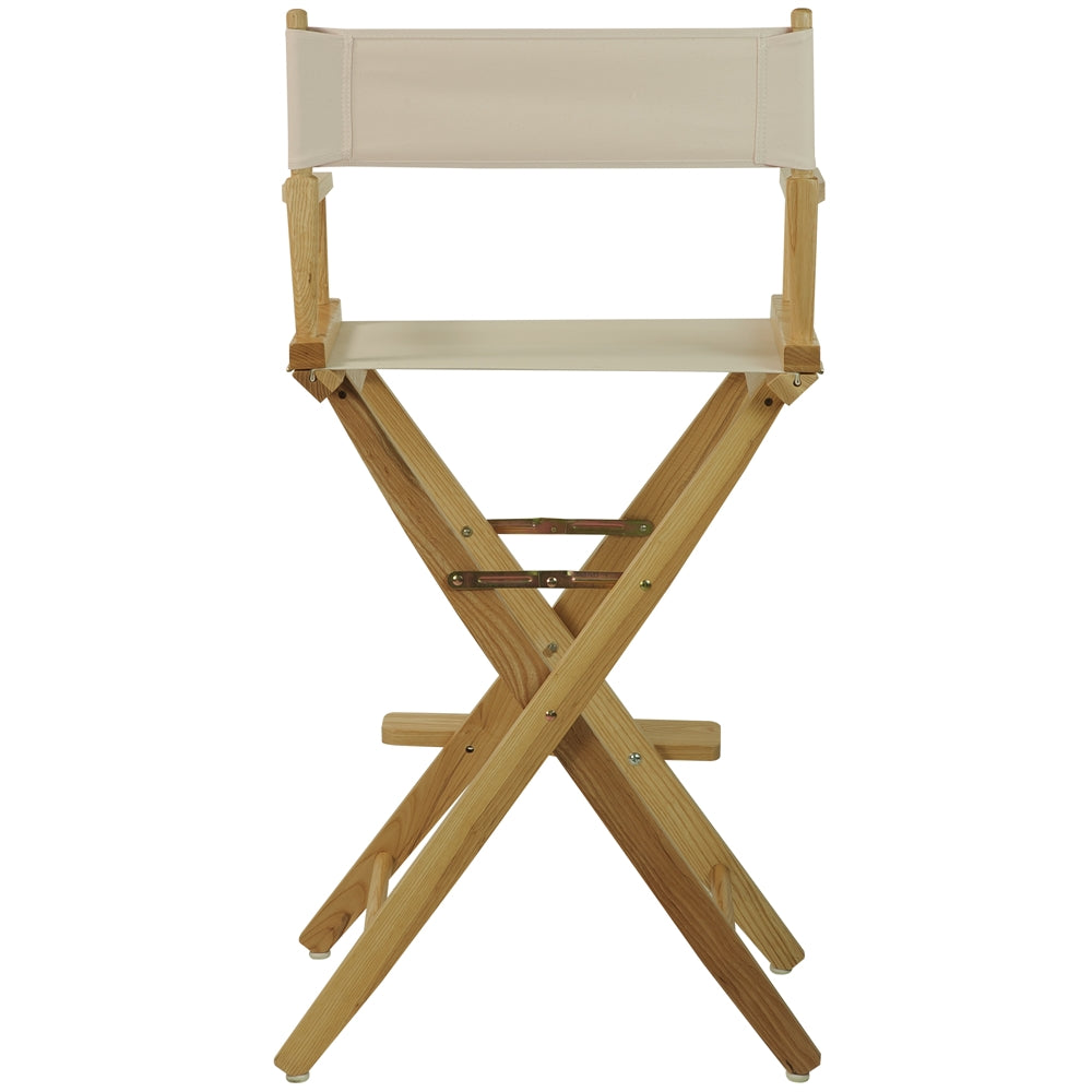 American Trails Extra-Wide Premium 30''  Directors Chair Natural Frame W/Natural Color Cover