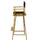 American Trails Extra-Wide Premium 30''  Directors Chair Natural Frame W/Black Color Cover