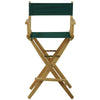 American Trails Extra-Wide Premium 30''  Directors Chair Natural Frame W/Hunter Green Color Cover