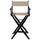 American Trails Extra-Wide Premium 30''  Directors Chair Black Frame W/Natural Color Cover