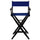 American Trails Extra-Wide Premium 30''  Directors Chair Black Frame W/Royal Blue Color Cover
