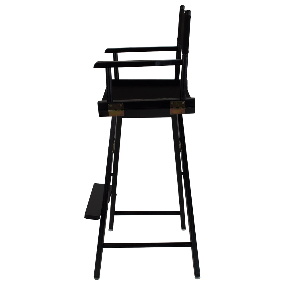 American Trails Extra-Wide Premium 30''  Directors Chair Black Frame W/Black Color Cover