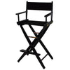 American Trails Extra-Wide Premium 30''  Directors Chair Black Frame W/Black Color Cover