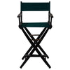 American Trails Extra-Wide Premium 30''  Directors Chair Black Frame W/Hunter Green Color Cover