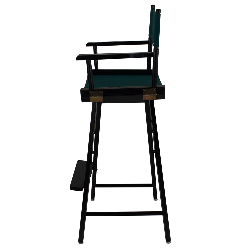 American Trails Extra-Wide Premium 30''  Directors Chair Black Frame W/Hunter Green Color Cover