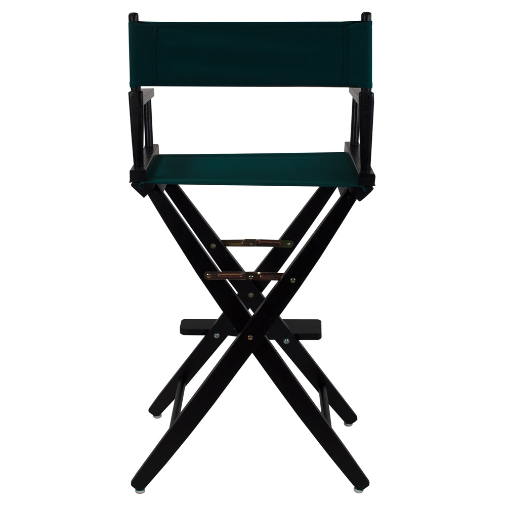 American Trails Extra-Wide Premium 30''  Directors Chair Black Frame W/Hunter Green Color Cover