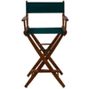 American Trails Extra-Wide Premium 30''  Directors Chair Mission Oak Frame W/Hunter Green Color Cover