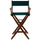 American Trails Extra-Wide Premium 30''  Directors Chair Mission Oak Frame W/Hunter Green Color Cover