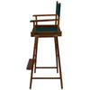 American Trails Extra-Wide Premium 30''  Directors Chair Mission Oak Frame W/Hunter Green Color Cover