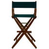 American Trails Extra-Wide Premium 30''  Directors Chair Mission Oak Frame W/Hunter Green Color Cover