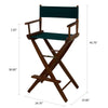 American Trails Extra-Wide Premium 30''  Directors Chair Mission Oak Frame W/Hunter Green Color Cover