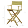 24'' Director's Chair Natural Frame-Olive Canvas - Casual Home
