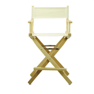 24'' Director's Chair Natural Frame-Natural/Wheat Canvas - Casual Home