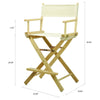 24'' Director's Chair Natural Frame-Natural/Wheat Canvas - Casual Home
