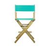 24'' Director's Chair Natural Frame-Teal Canvas - Casual Home