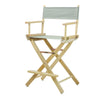 24'' Director's Chair Natural Frame-Gray Canvas - Casual Home
