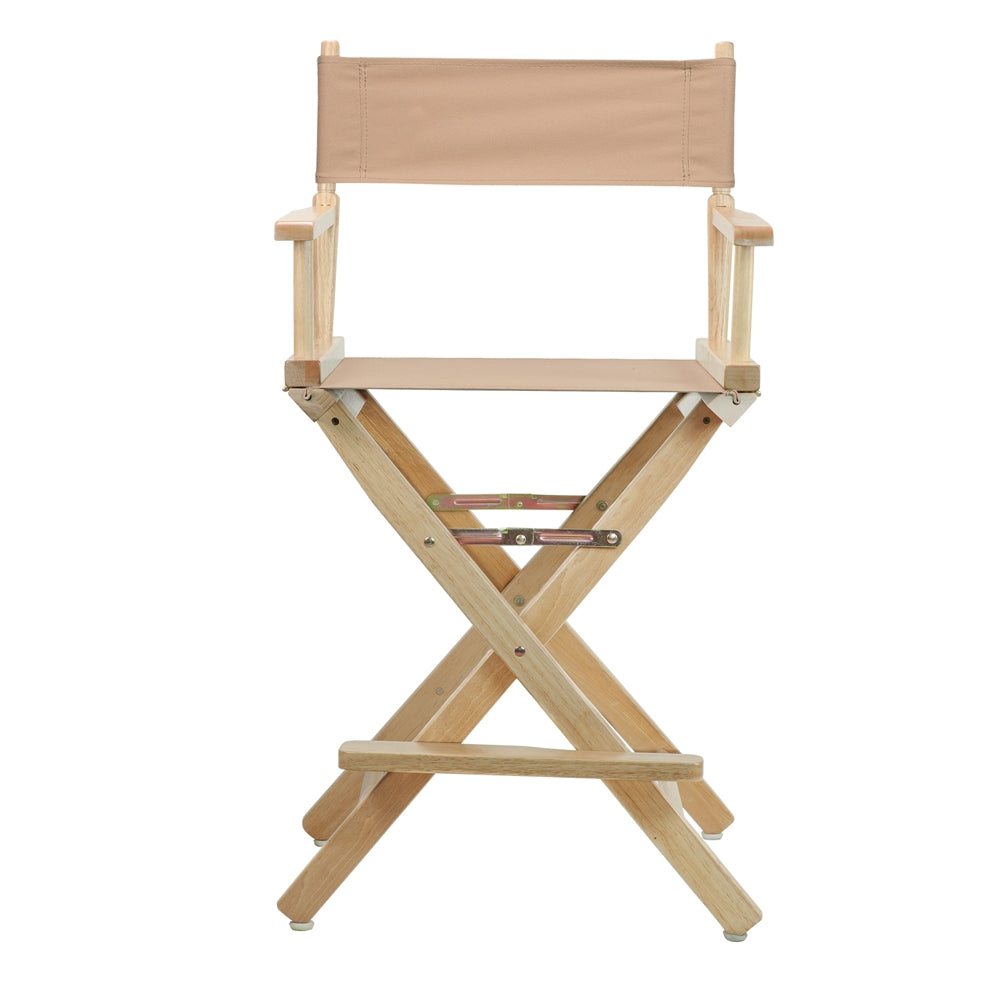 24'' Director's Chair Natural Frame-Tan Canvas - Casual Home