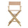 24'' Director's Chair Natural Frame-Tan Canvas - Casual Home