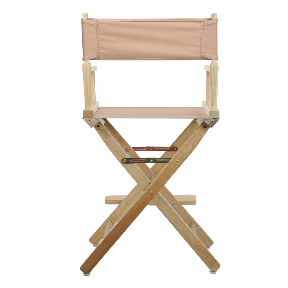 24'' Director's Chair Natural Frame-Tan Canvas - Casual Home