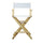 24'' Director's Chair Natural Frame-White Canvas - Casual Home