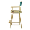 24'' Director's Chair Natural Frame-Hunter Green Canvas - Casual Home