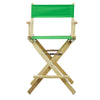 24'' Director's Chair Natural Frame-Green Canvas - Casual Home