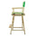 24'' Director's Chair Natural Frame-Green Canvas - Casual Home