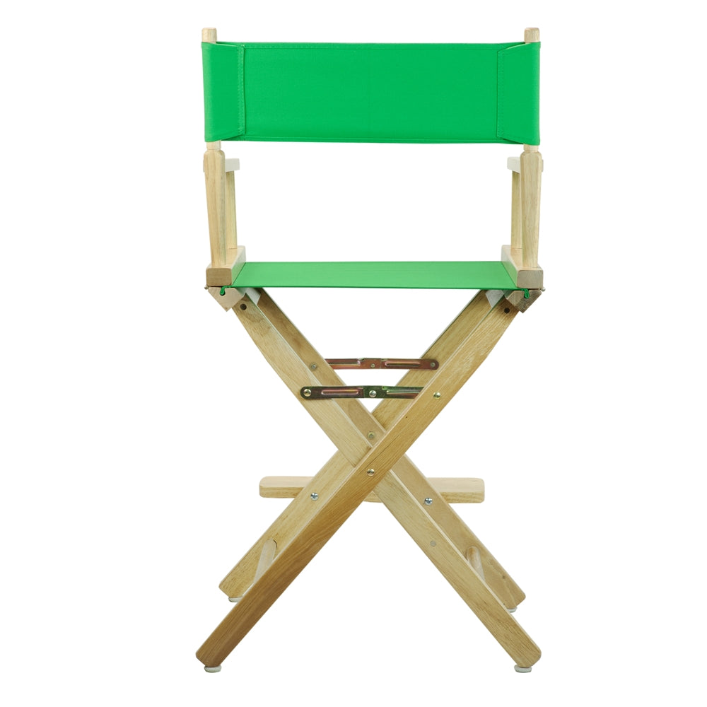 24'' Director's Chair Natural Frame-Green Canvas - Casual Home